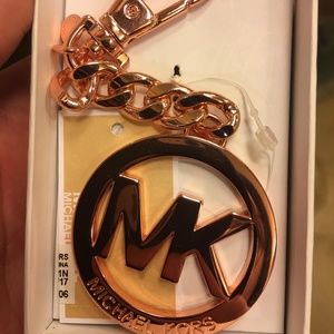 Micheal Kors Rose Gold Key Chain